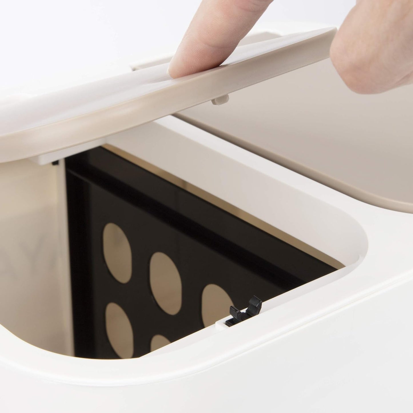 Mülltrennsystem Ben, Beige / 18 Liter