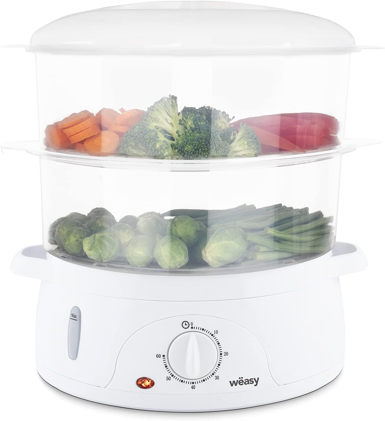 Elektrischer Dampfgarer VEGE8 mit 3 Schalen