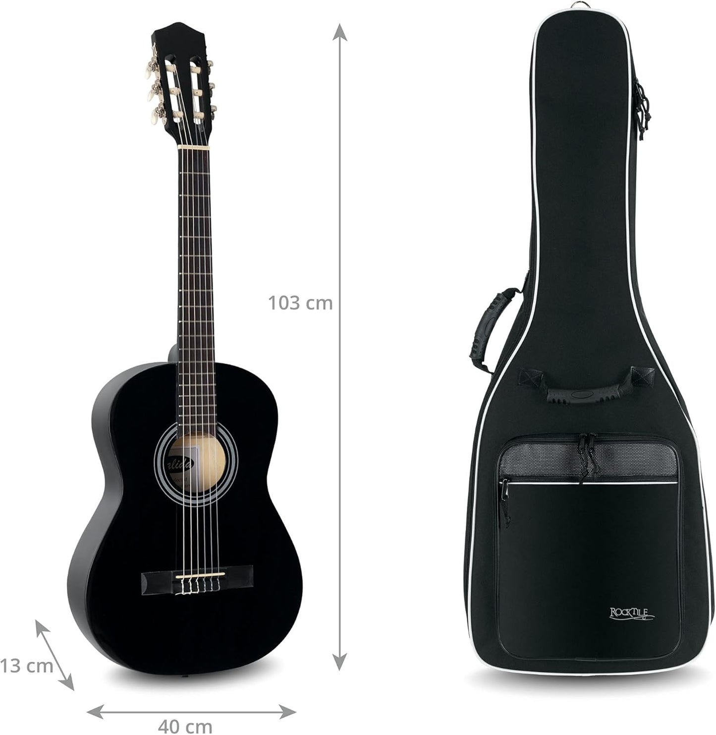 Klassik-Gitarrentasche 4/4 mit Polsterung