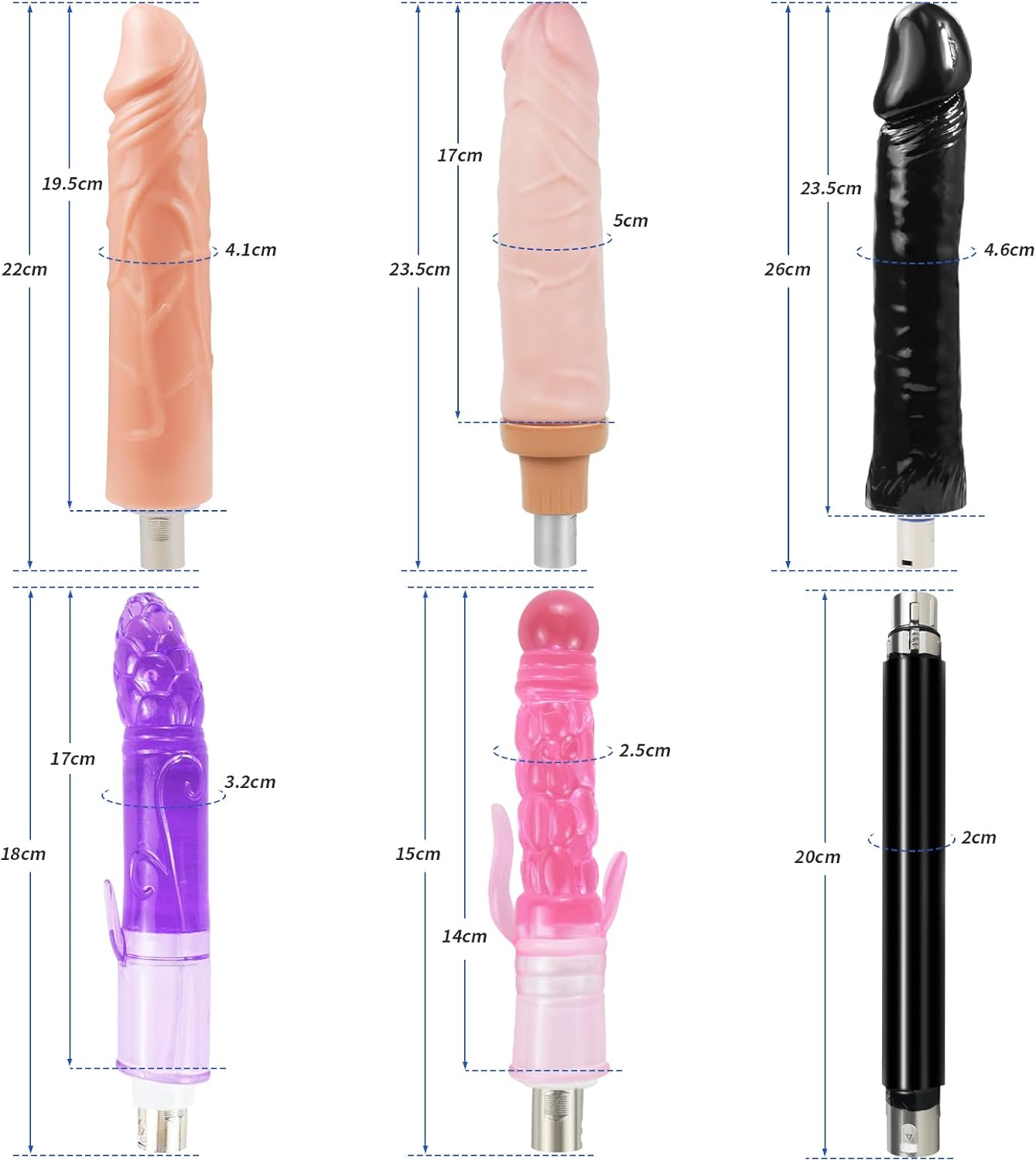 Sexmaschine mit Stossfunktion für Frauen, Deepblack