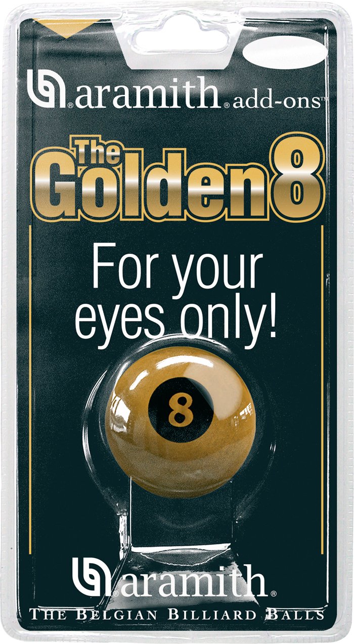 The golden 8 Ball Billardkugel
