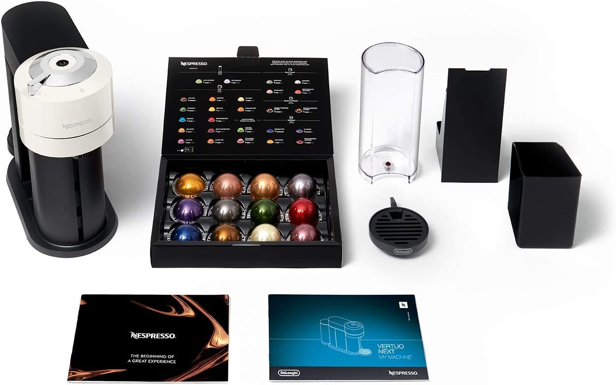 Nespresso Vertuo Next ENV 120.W, Kapselmaschine, Weiss Vertuo Next Kaffeemaschine