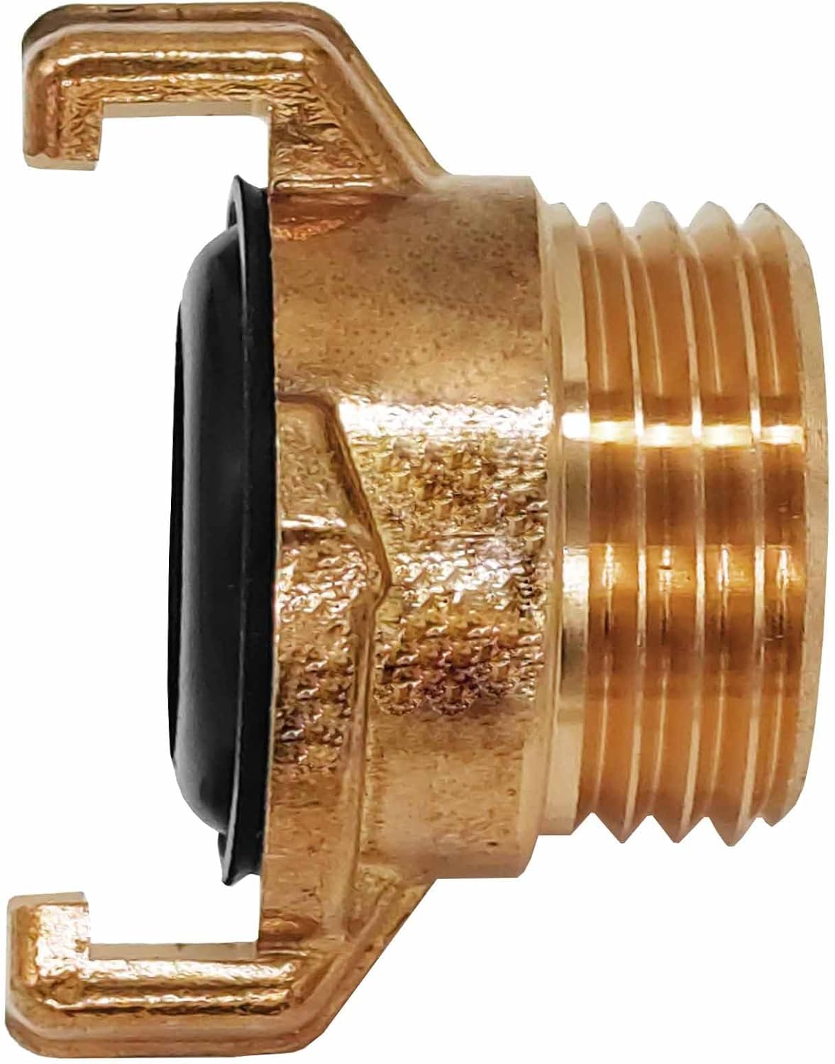 IBC Adapter-Set mit Kugelhahn und Schnellkupplung, 1) Kappe + Hahn + Kupplung für GEKA