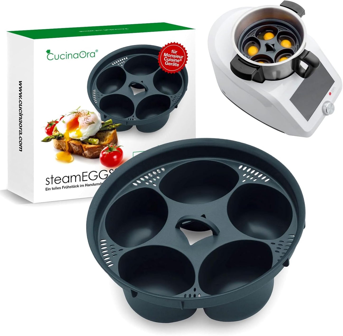 Eierkocher-Einsatz für Monsieur Cuisine Smart und Connect, MC Smart/Connect