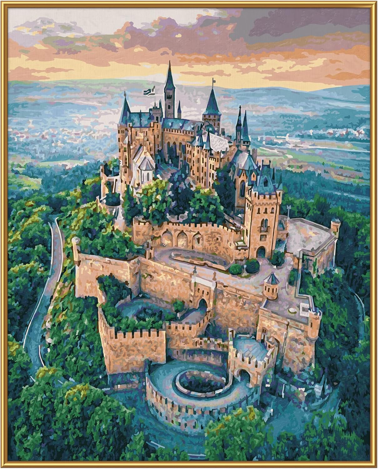 Malen nach Zahlen Burg Hohenzollern