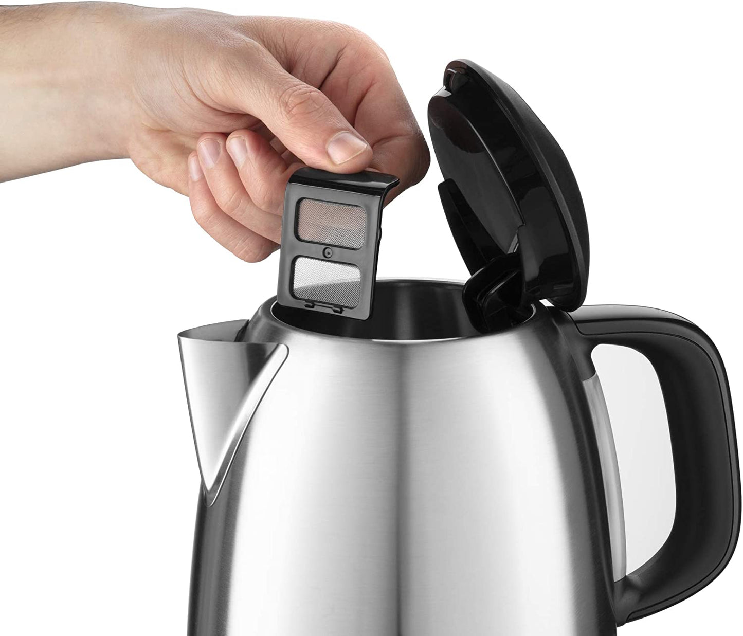 Mini-Wasserkocher 24991-70, Edelstahl Gebürstet 1 Liter