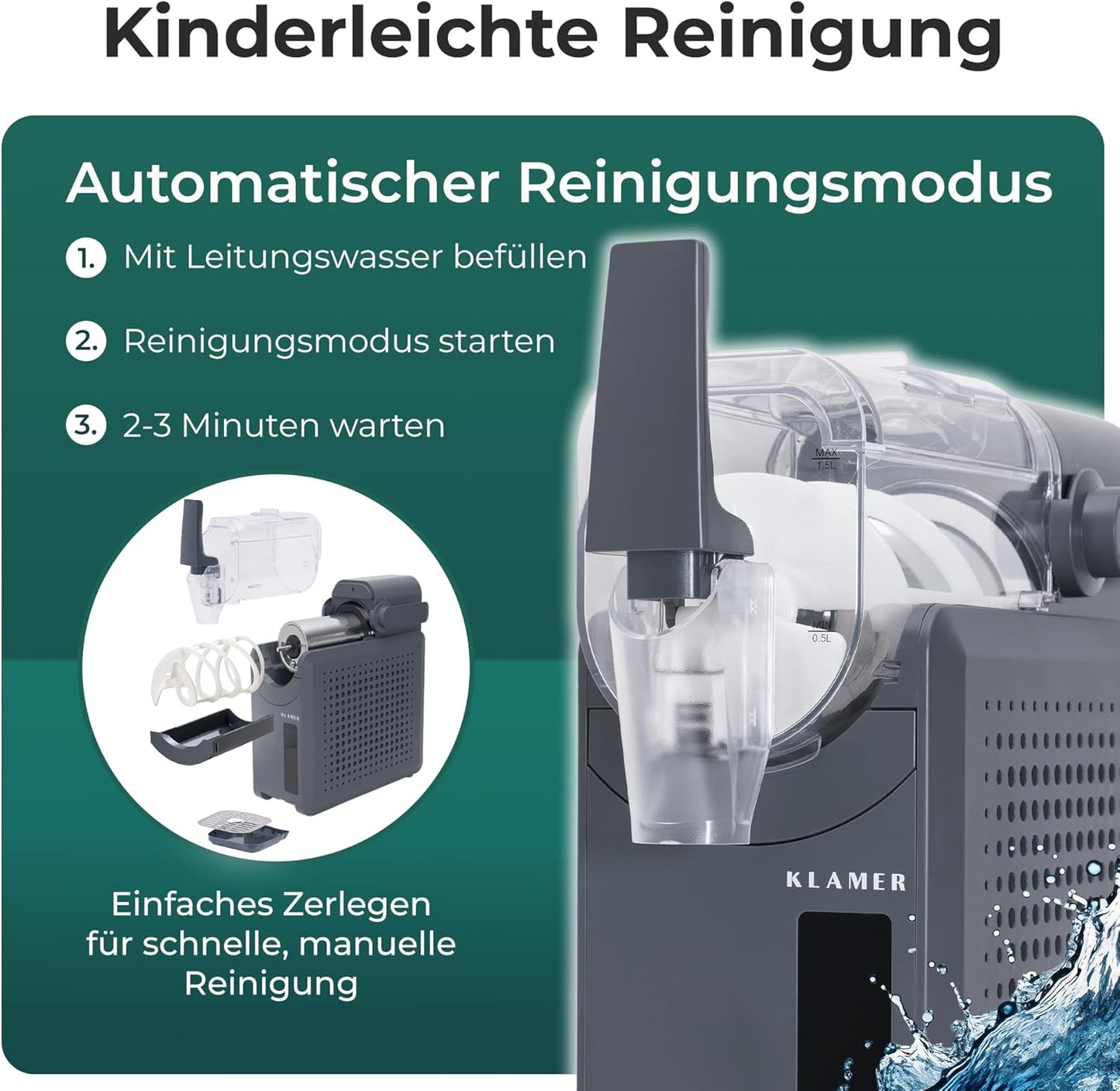 Slush Maschine, 2L Grau