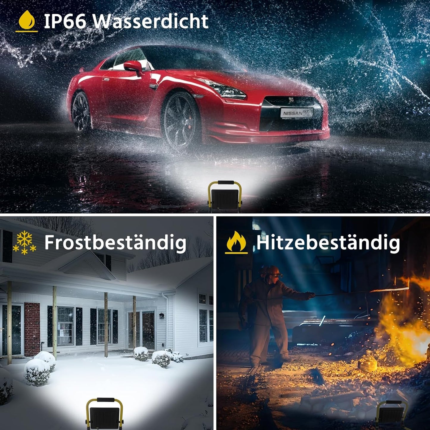 Tragbarer LED-Baustrahler, 30w