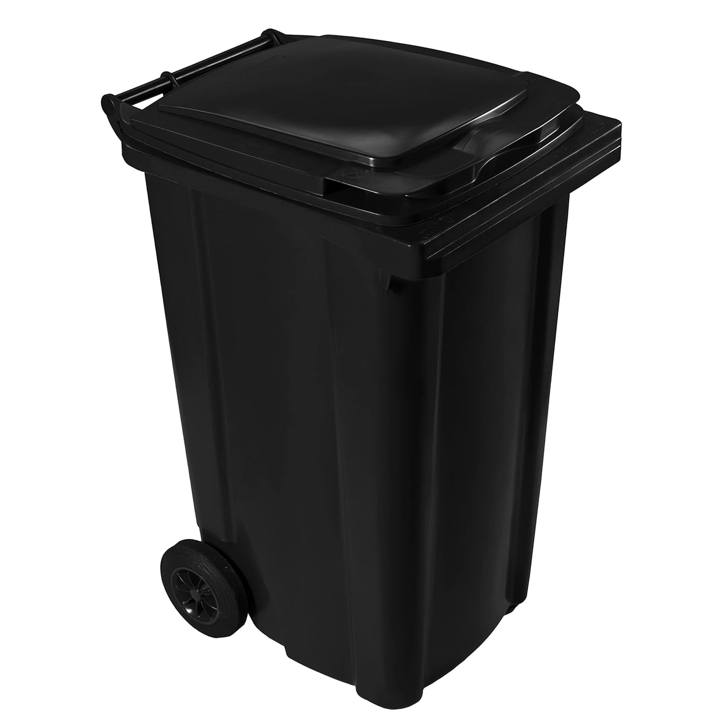 Mülltonne mit Rädern, 240 Liter, 240 Liter Grau/Blau