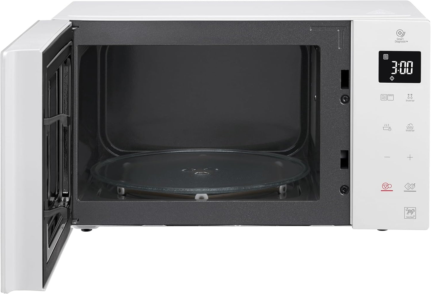 Mikrowelle mit Grill, 1000 W 25 Weiss