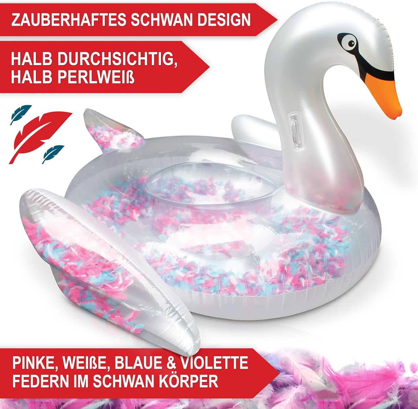 Schwimmtier Schwan
