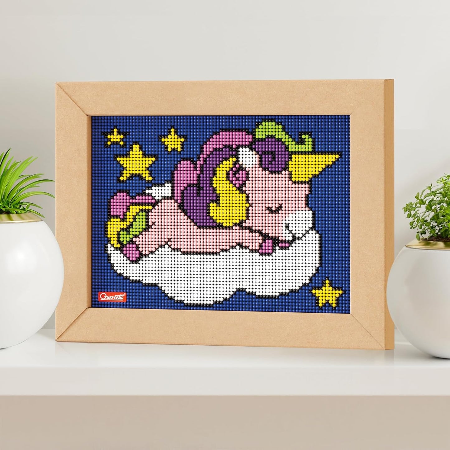 0795 Pixel Art Kawaii Steckspiel - Einhorn