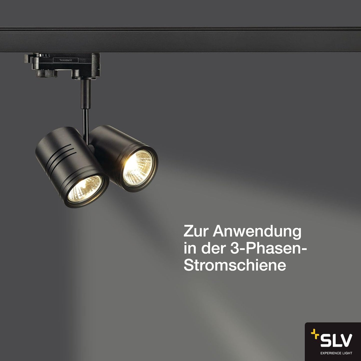 LED-Strahler Bima, Bima Spot Zweiflammig Qpar51 50w Schwarz Matt|3Ph