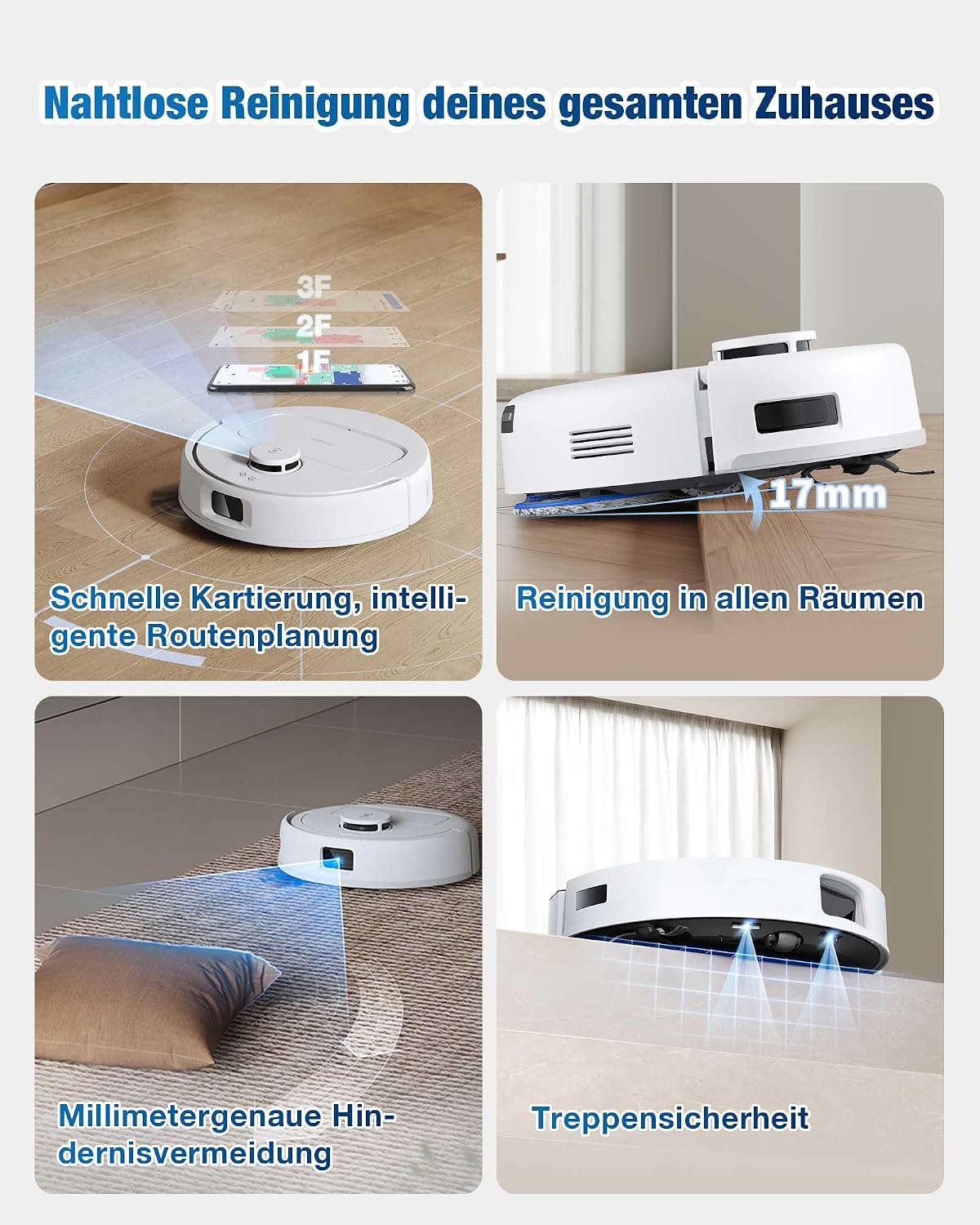 Mini-Saug- und Wischroboter, deebot mini Grün