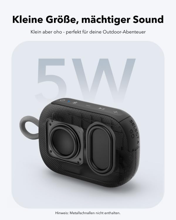 Bluetooth Mini-Lautsprecher, black