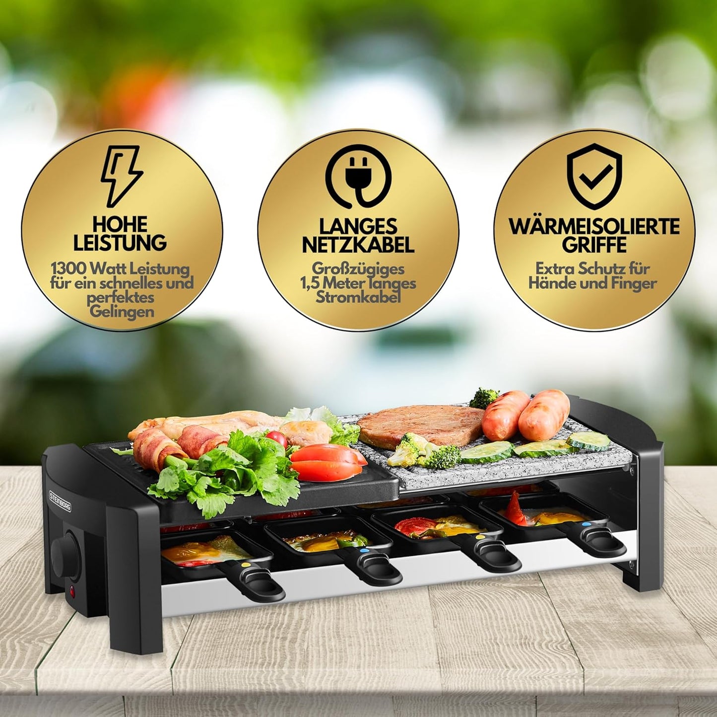 Raclettegrill für 8 Personen