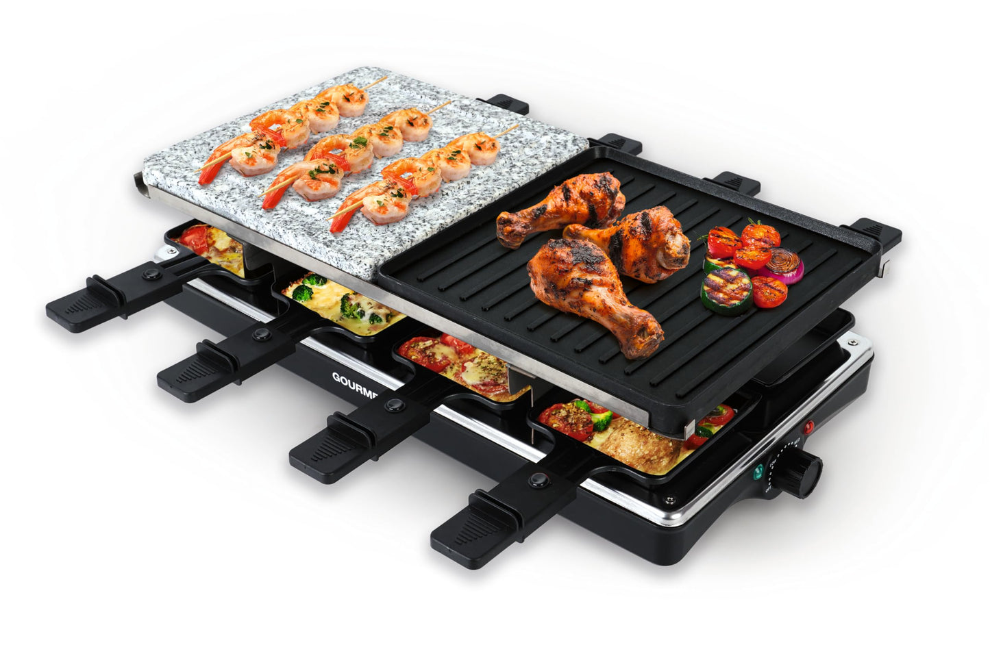2in1 Raclette-Set, 2-in-1 Raclette Set 8 Personen