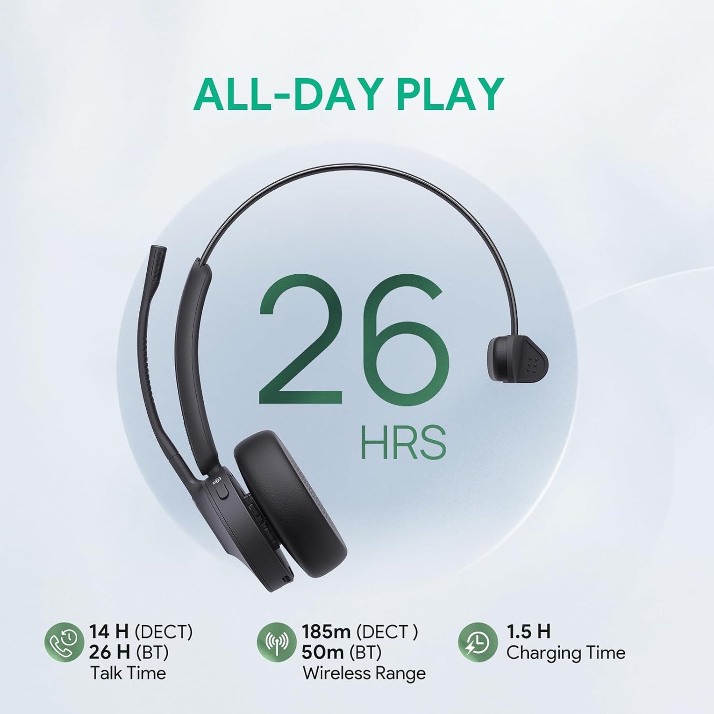 Kabelloses Mono-Headset WH64, WH64 Mono Teams