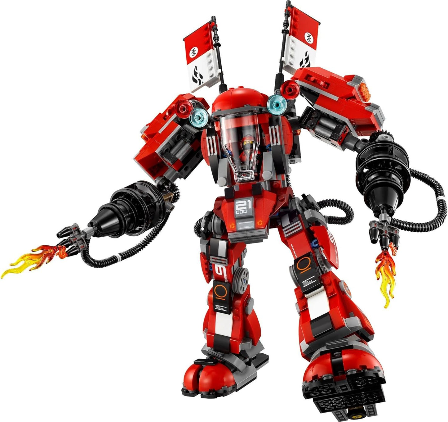 Ninjago - Movie Kai's Feuer-Mech (70615), Single