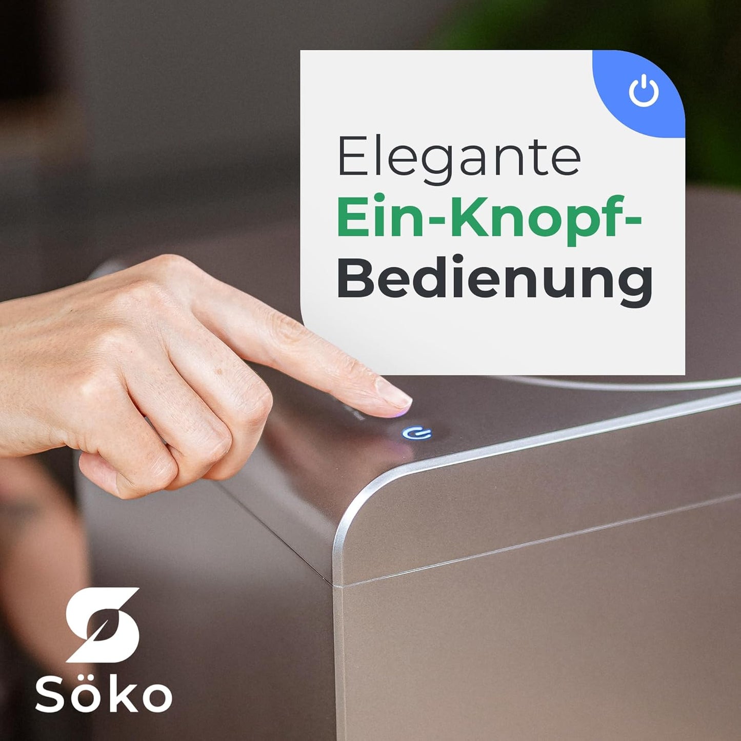 Elektrischer Schnellkomposter, Grau Ohne Fensterdeckel