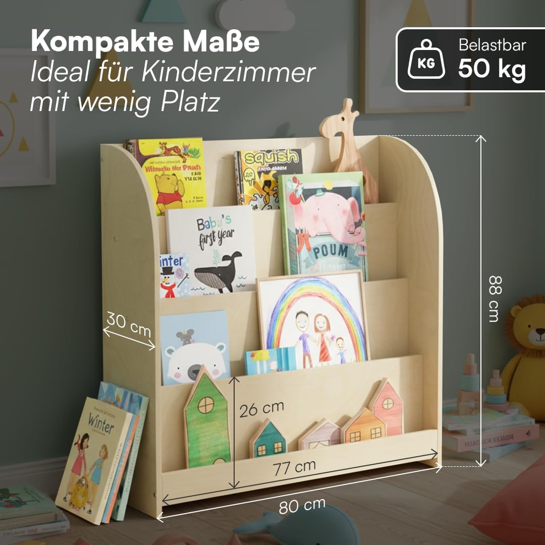 Kinder-Bücherregal, Natur