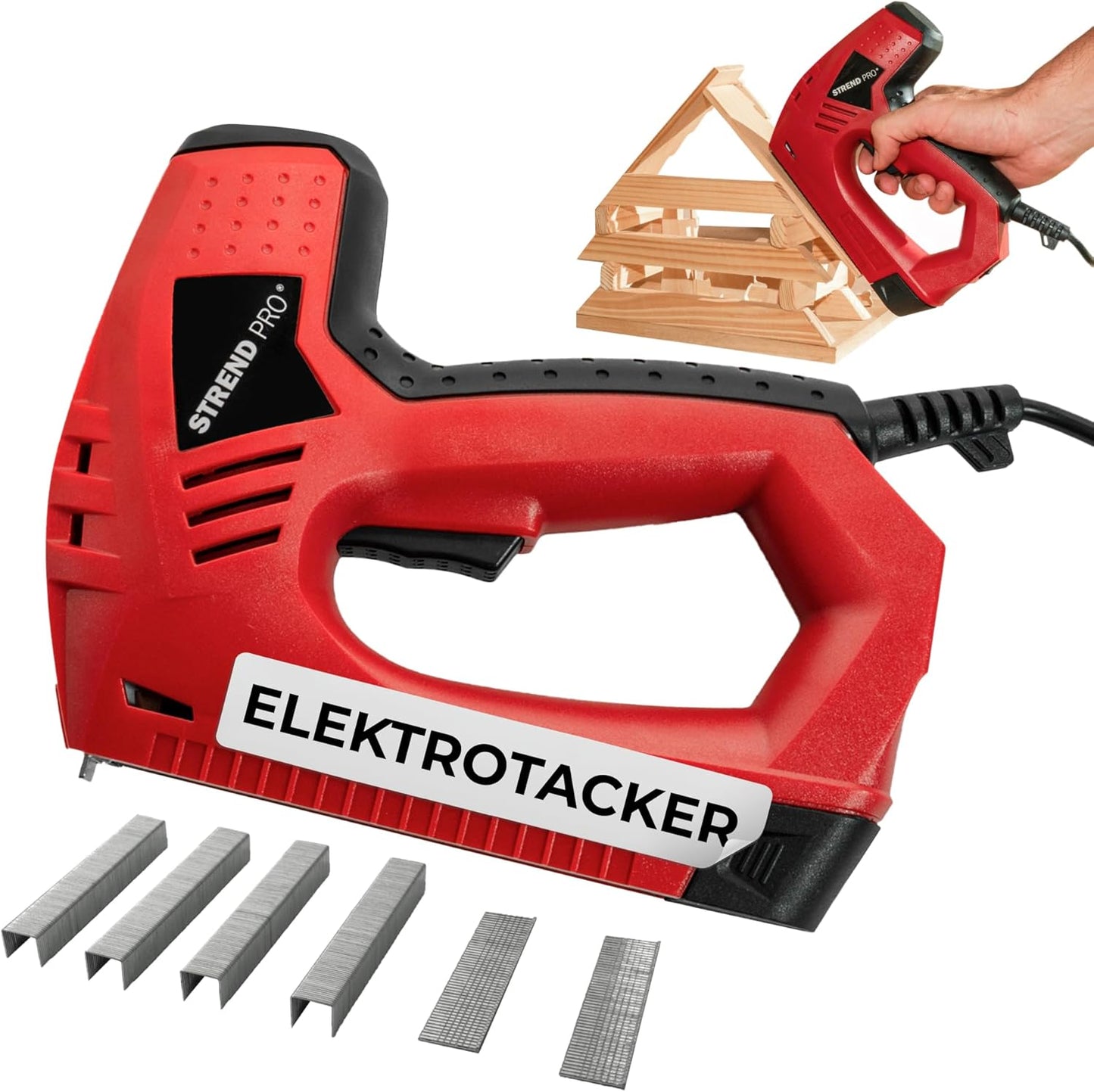 Elektrotacker mit Zubehör, Tacker Typ: KABEL
