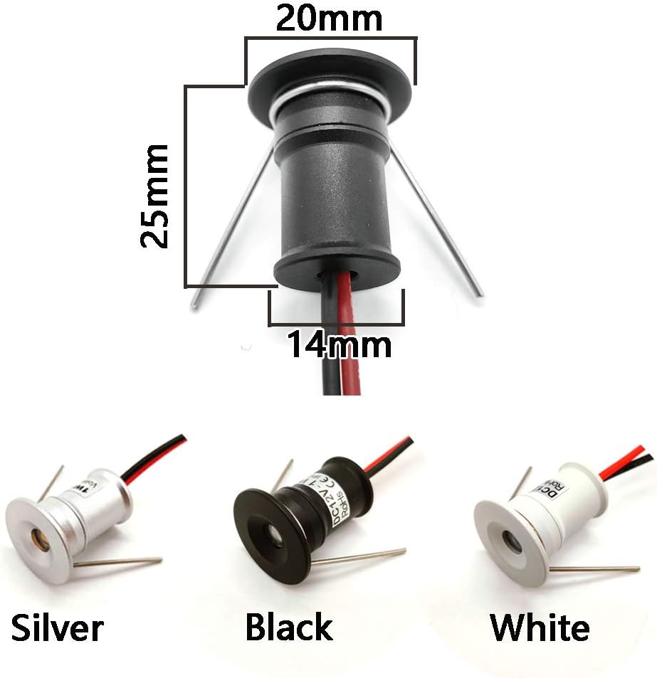Mini LED-Deckeneinbauleuchte, Warmweiss 30°