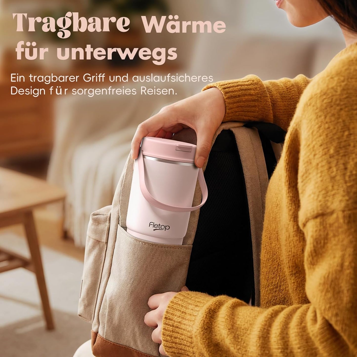 Tragbarer Flaschenwärmer