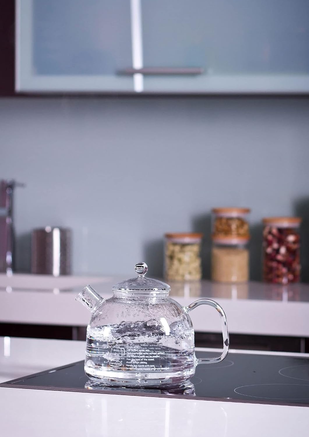 Wasserkocher aus Borosilikat-Glas
