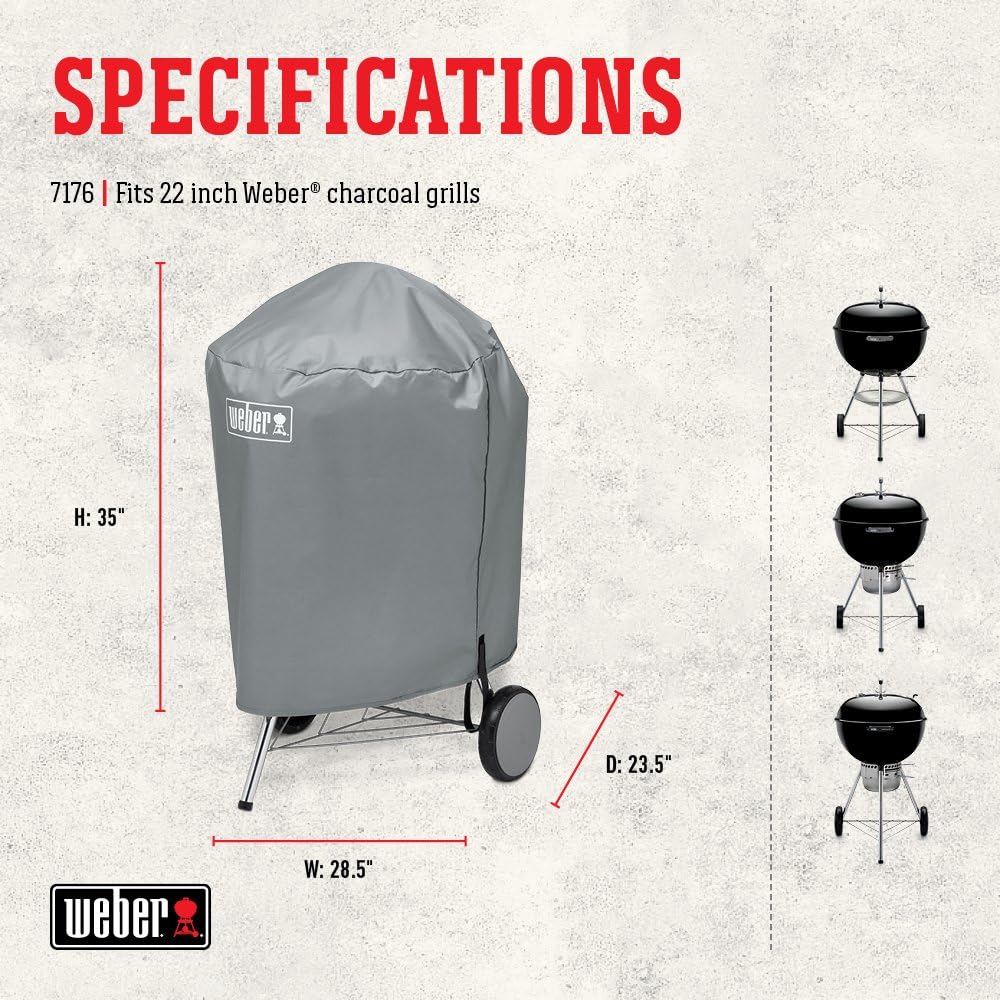 Grillabdeckhaube für Ø 57cm Holzkohlegrill