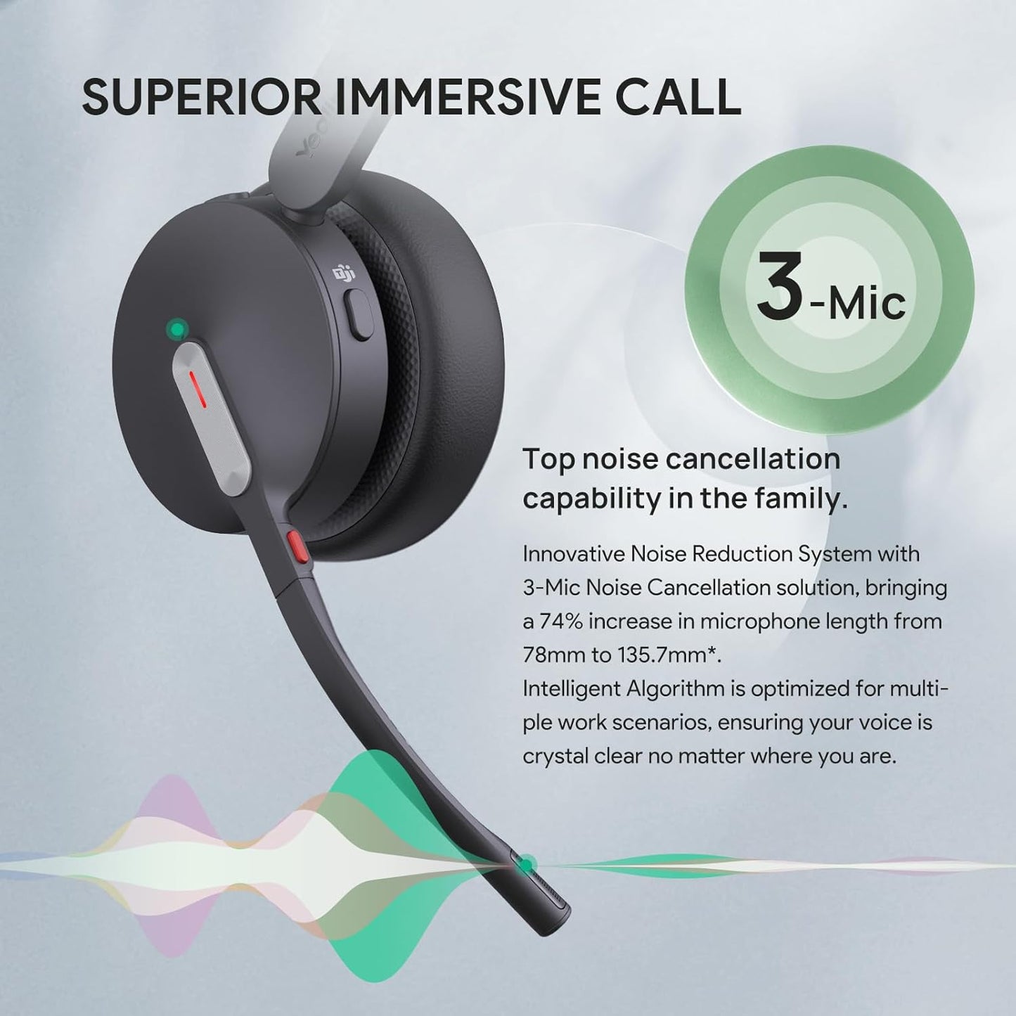 Bluetooth Headset mit Mikrofon, Schwarz BH70 Headset Type-C