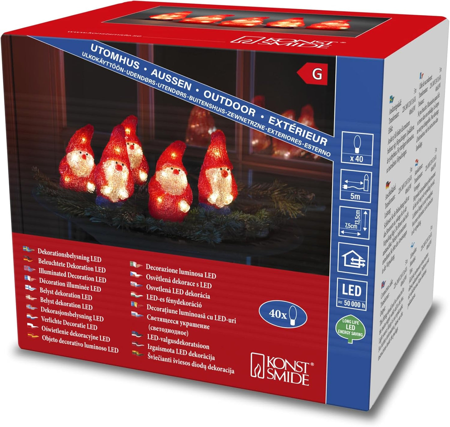 LED-Figur Weihnachtsmänner