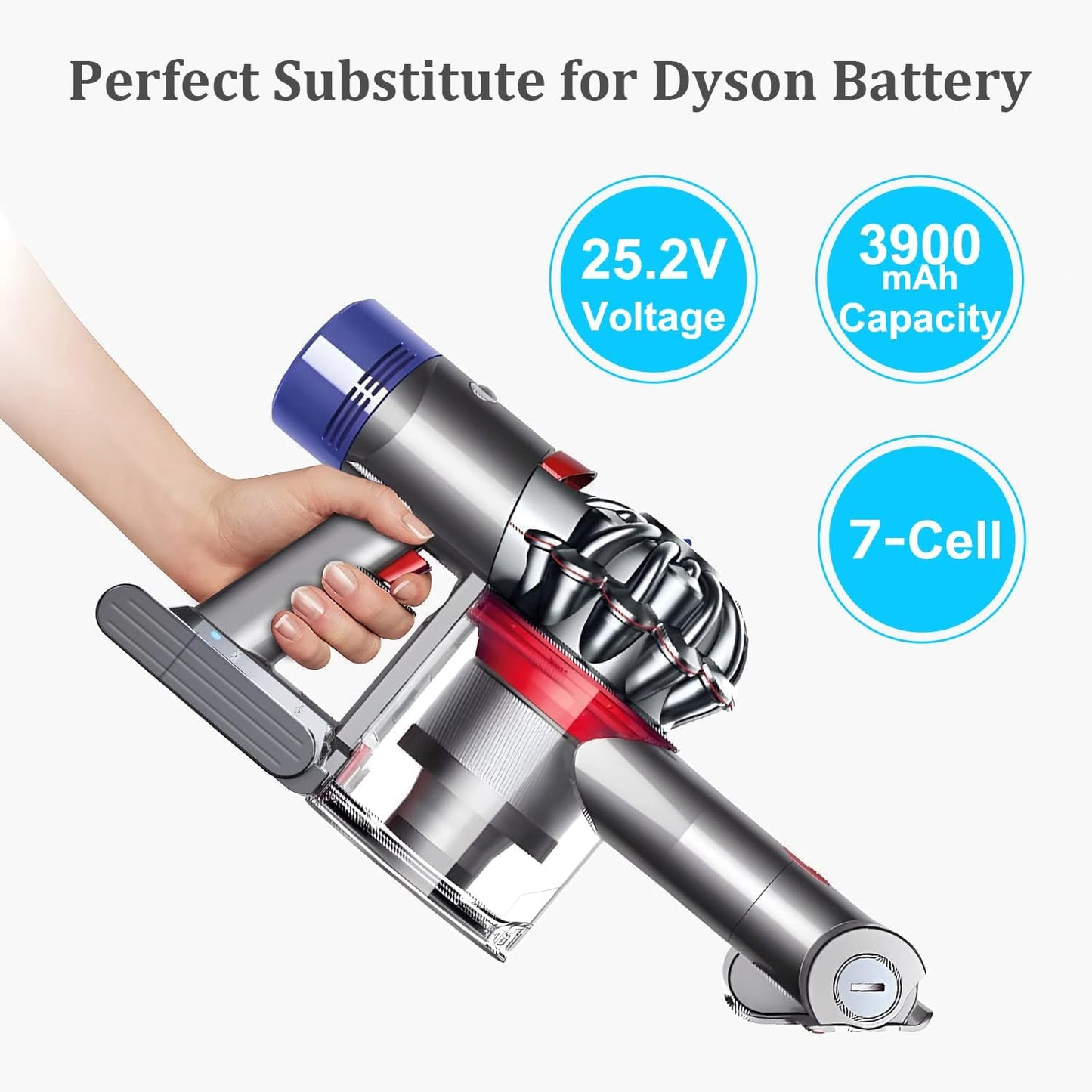 Ersatzakku für Dyson V11 Akkustaubsauger, V11
