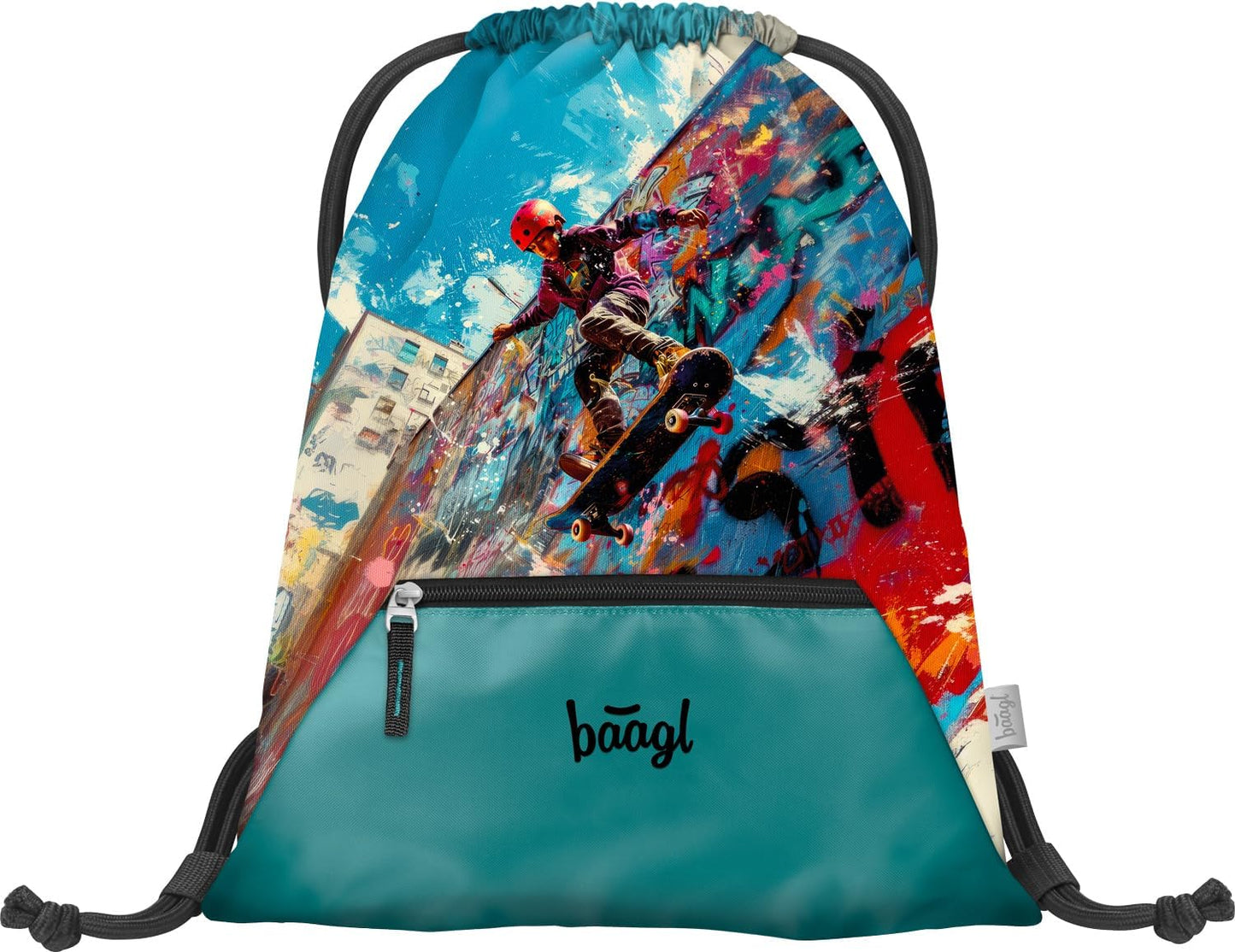 Schulranzen-Set (3-teilig) 18L Ergonomisch, Skatepark