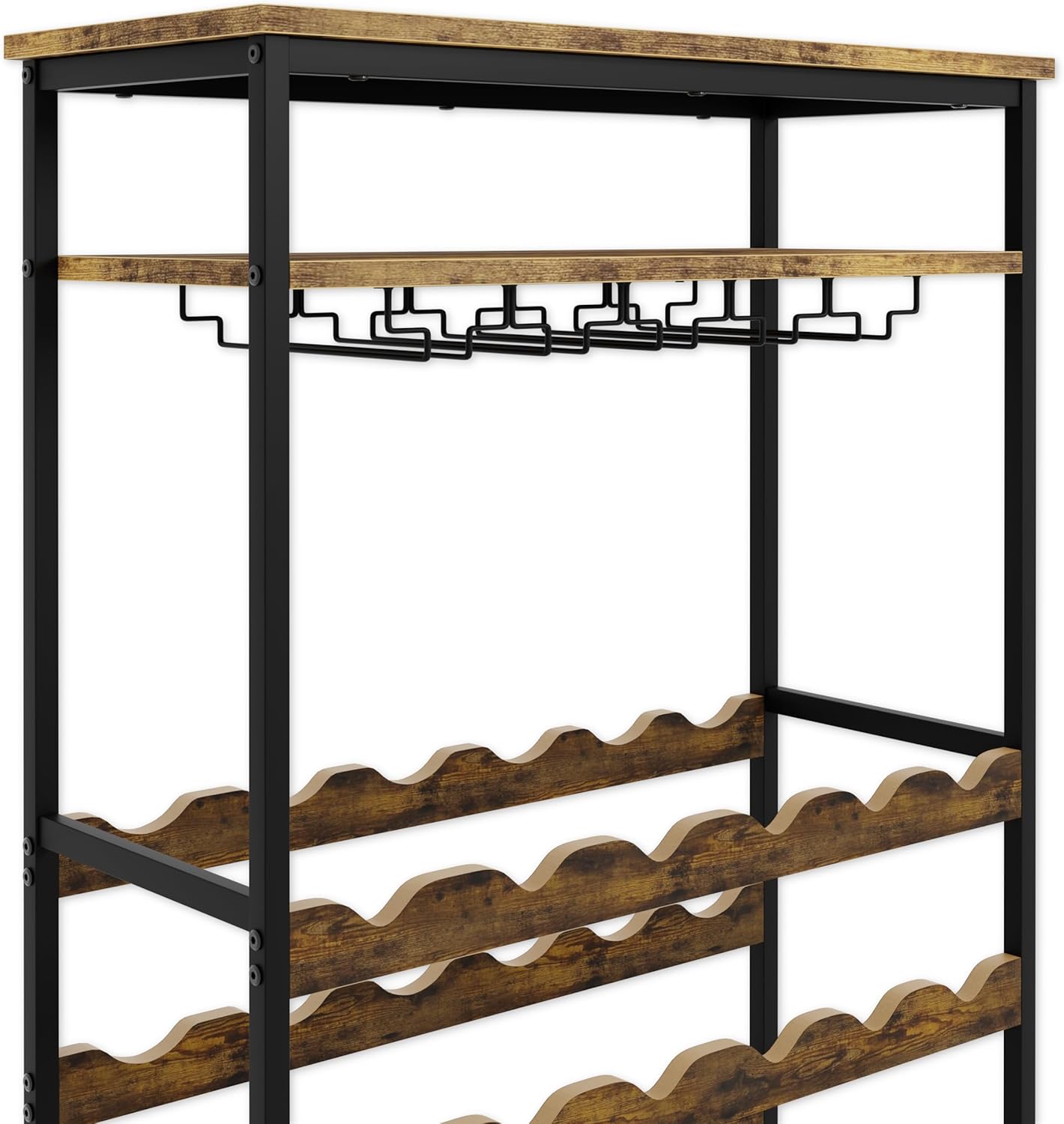 Weinregal mit Glashalter Loft 2-24, LOFT 2-24