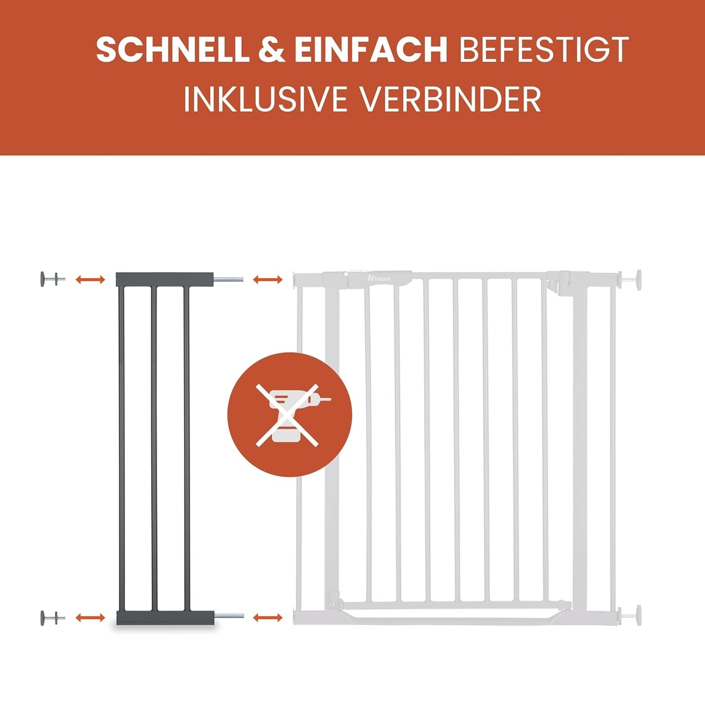 Verlängerung für Kinderschutzgitter, Verlängerung 21 Cm