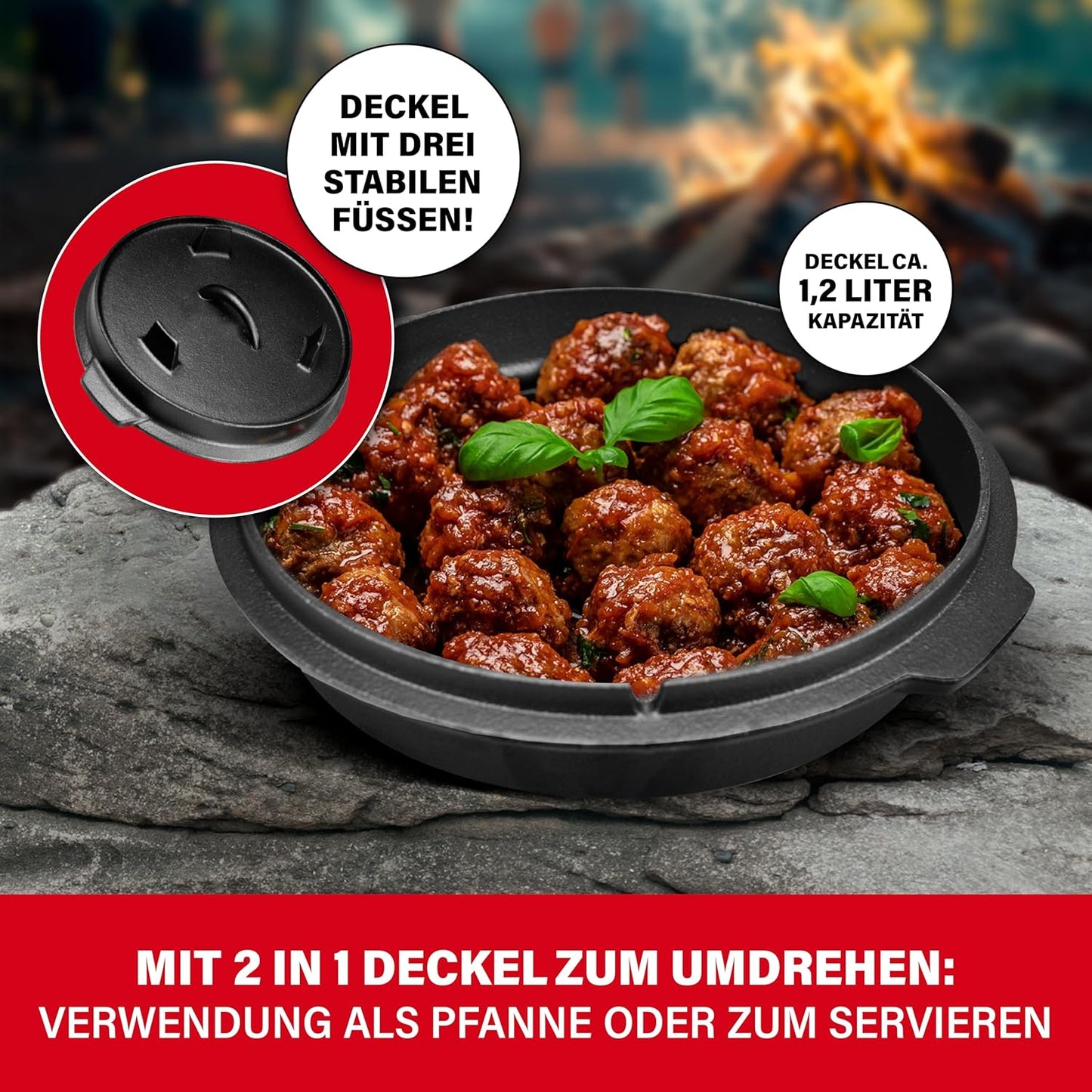 Dutch Oven mit Deckel
