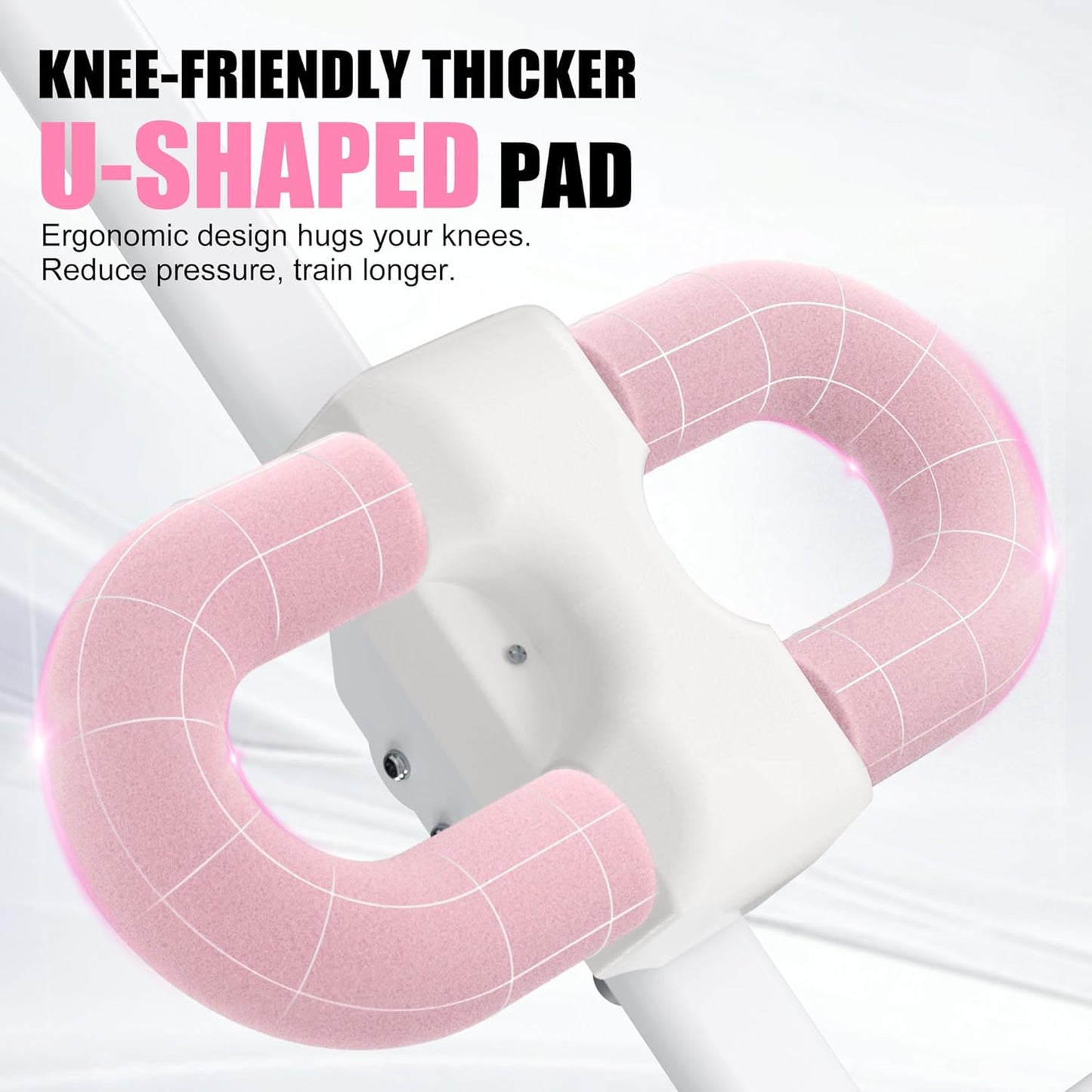 Verstellbarer Bauchtrainer, Rosa