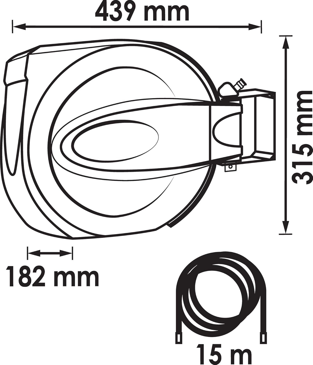Schlauchaufroller V7143-10