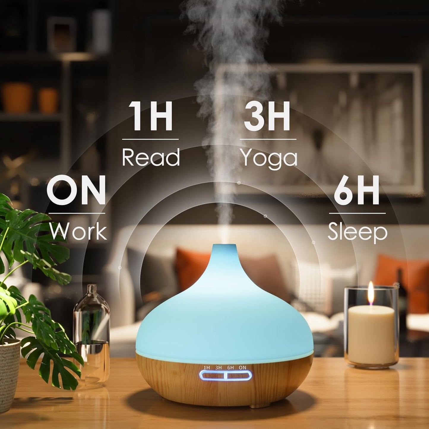 Aroma Diffuser Set mit Fernbedienung und 10 Ölen