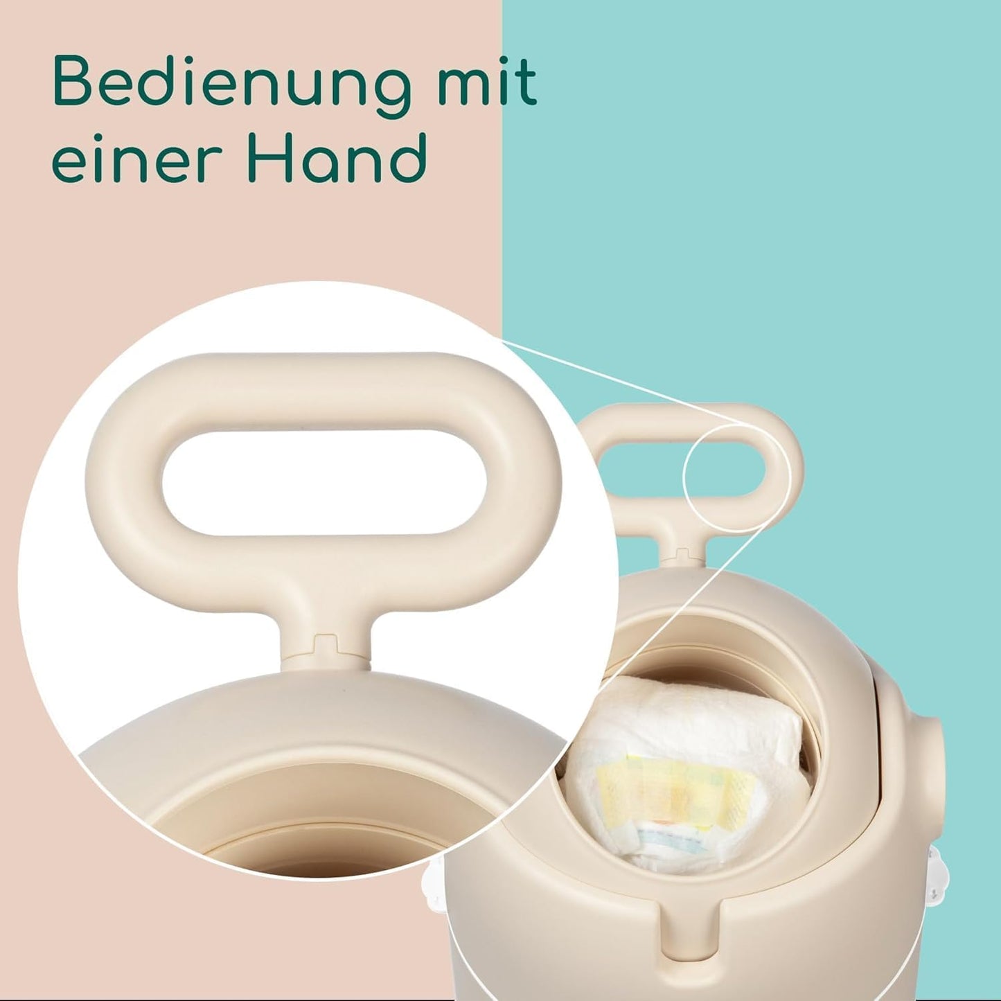 Geruchsdichter Windeleimer, Medium