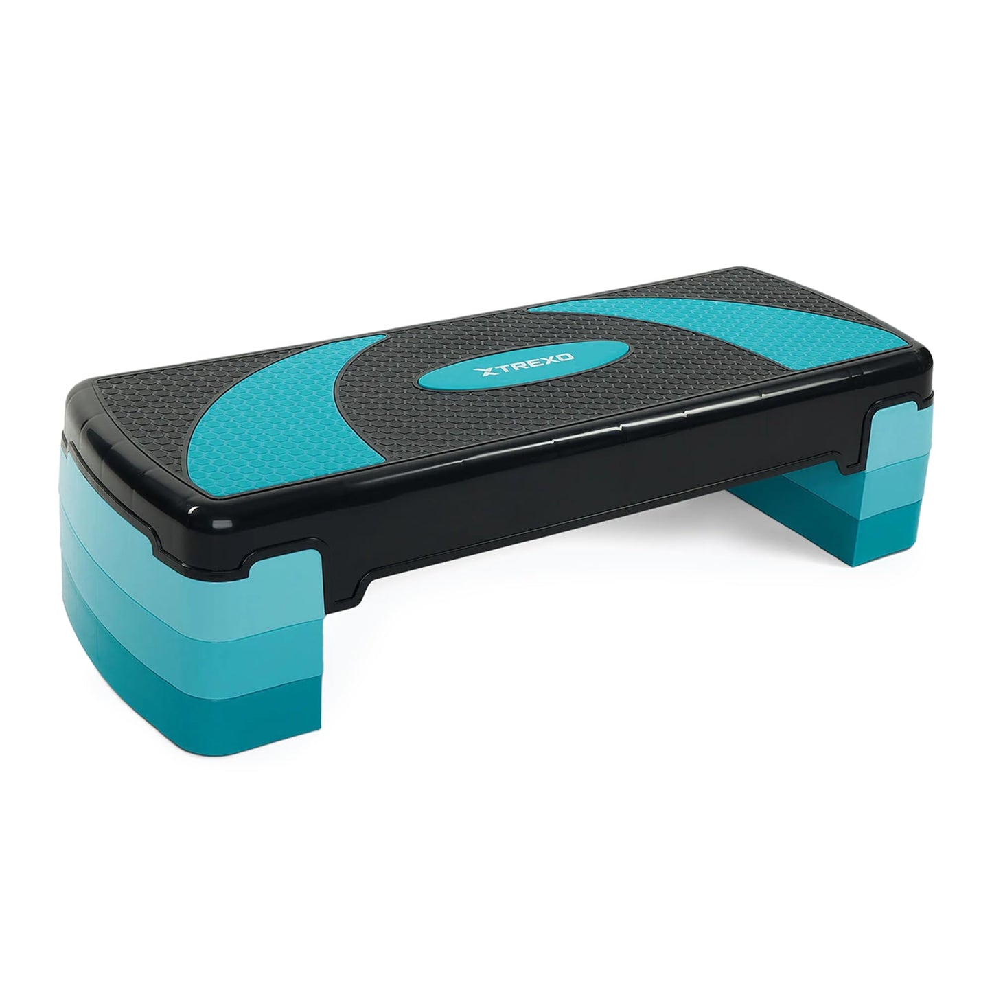 Höhenverstellbarer Aerobic Step für Fitnesstraining, Blau