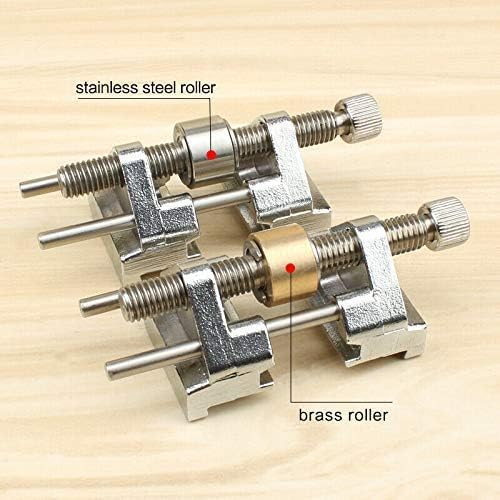 Kantenschärfer mit Edelstahl-Rolle für Holzmeissel, Rostfrei