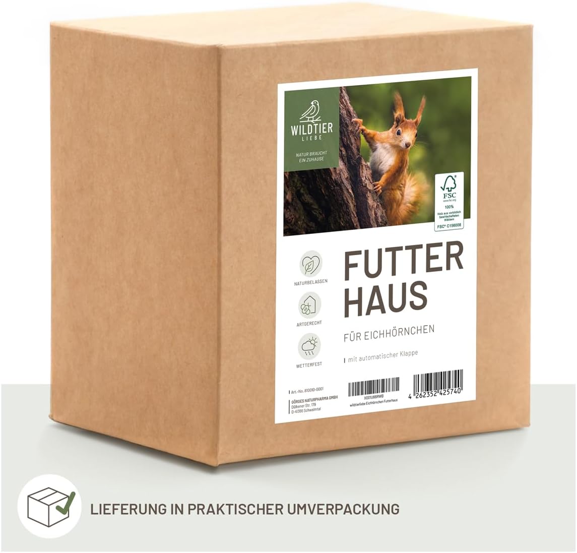 Eichhörnchen Futterhaus