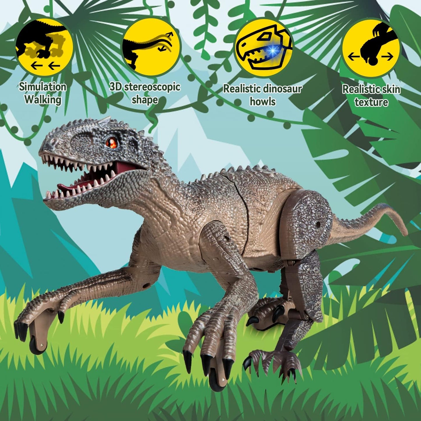 Ferngesteuerter Velociraptor, Silber