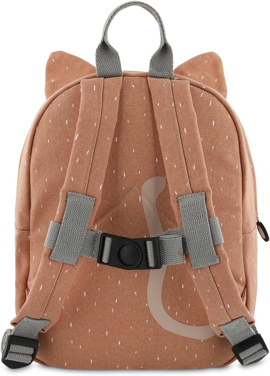 Kinderrucksack mit Katzenmotiv, Dunkelrosa Mrs Cat