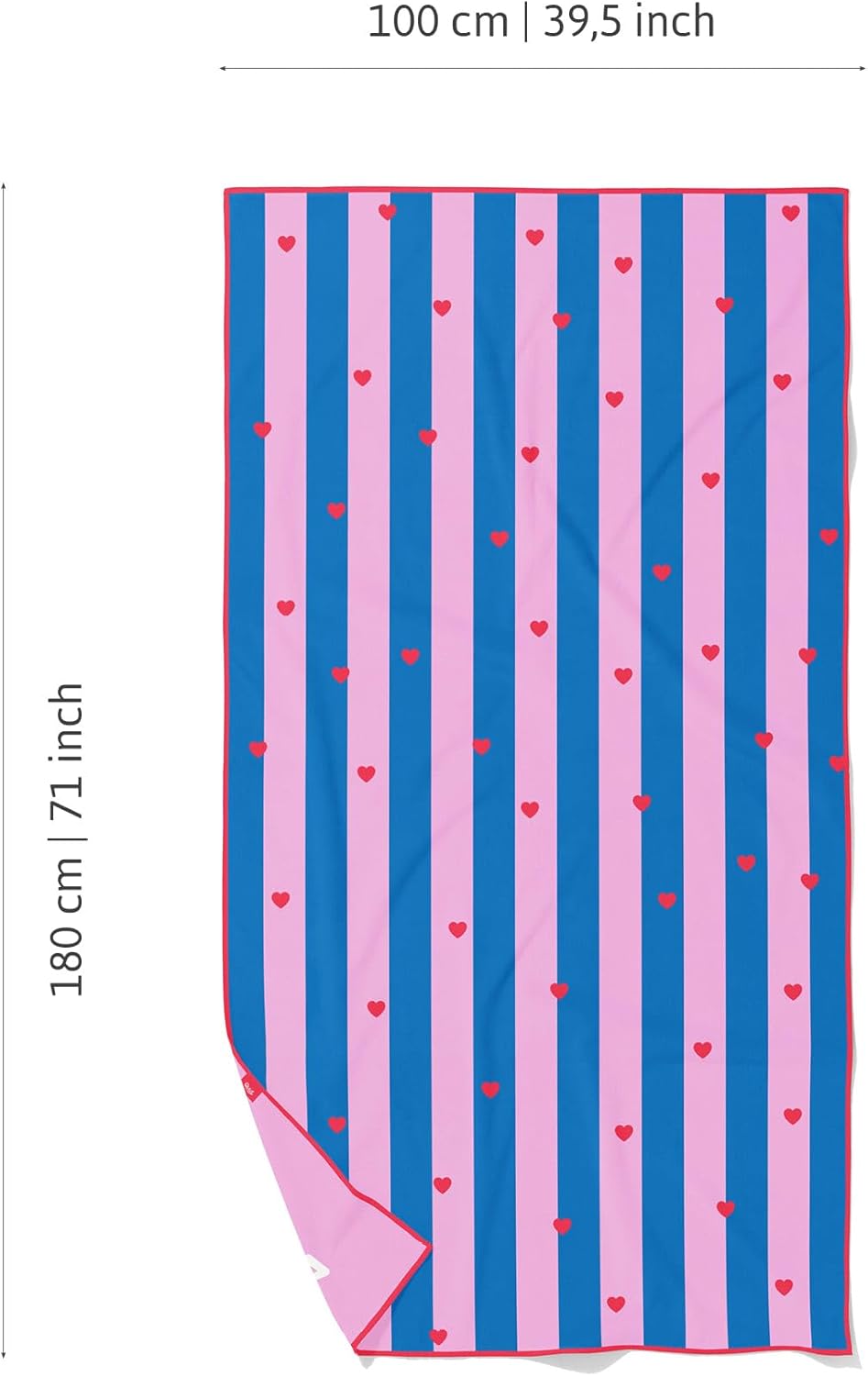 Strand- und Poolhandtuch für Kinder, Leuchtturm L - 180 x 100cm