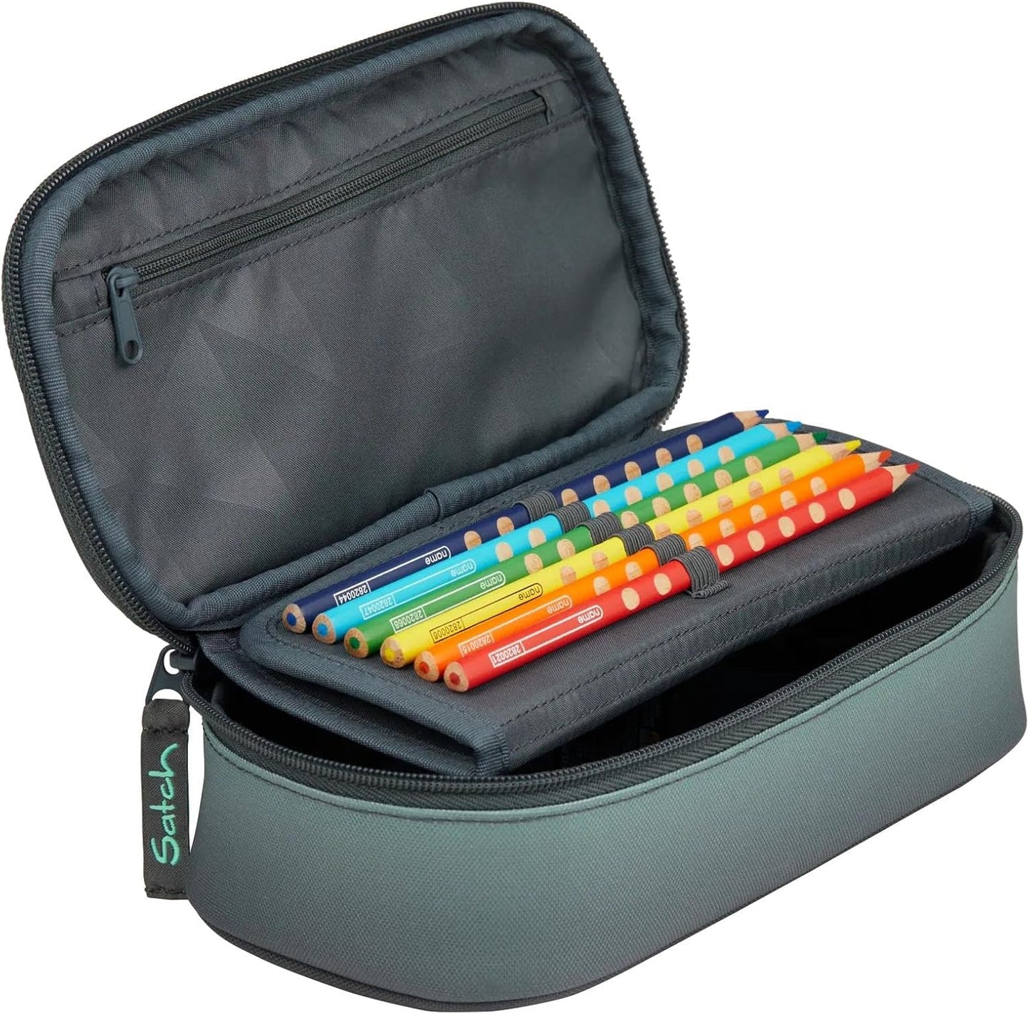 Schlamperbox mit Trennfächern, Gradient Mint