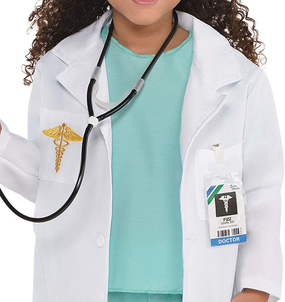 Doktor Amber Ärztin Kostüm für Kinder, S