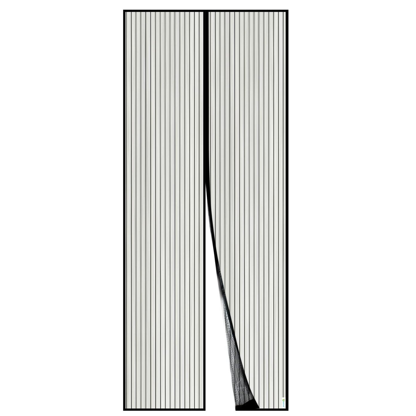 Magnet-Fliegengitter, 70x200 cm Schwarz